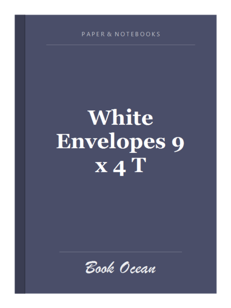White Envelopes 9 x 4 T