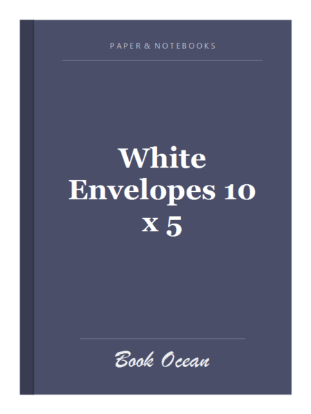 White Envelopes 10 x 5
