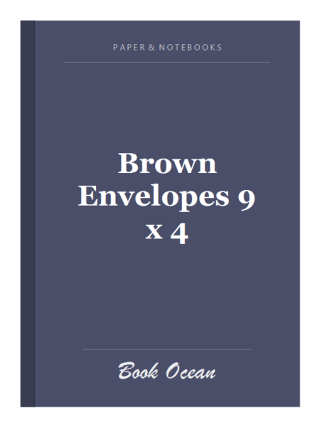 Brown Envelopes 9 x 4