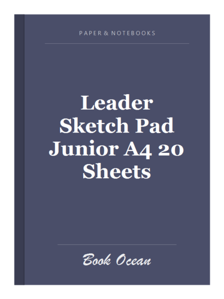Leader Sketch Pad Junior A4 20 Sheets