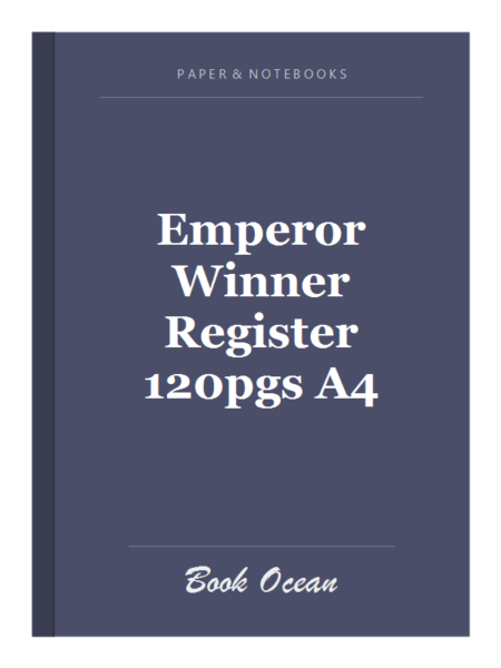 Emperor Winner Register 120pgs A4