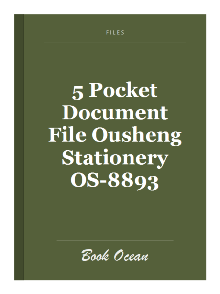 5 Pocket Document File Ousheng Stationery OS-8893