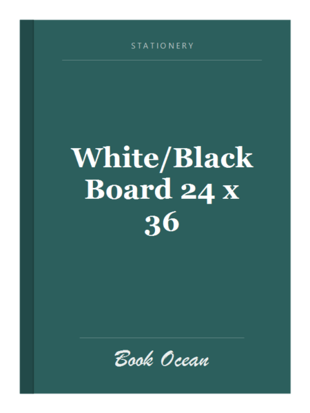 White/Black Board 24 x 36
