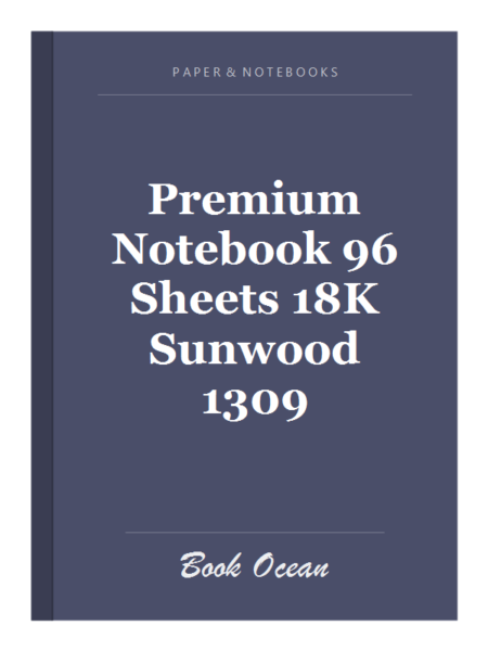 Premium Notebook 96 Sheets 18K Sunwood 1309