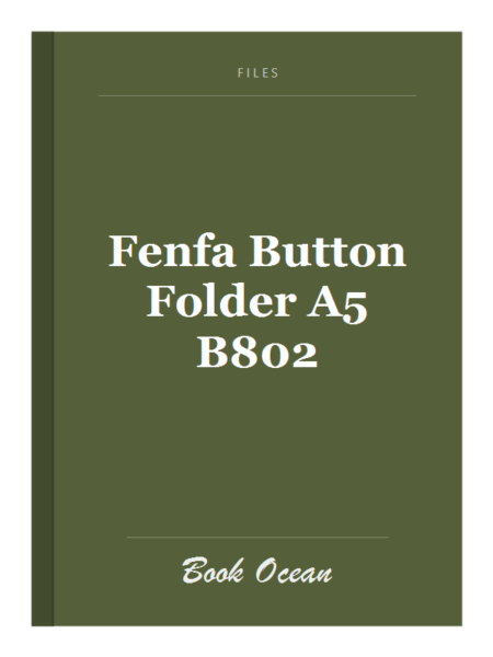 Fenfa Button Folder A5 B802