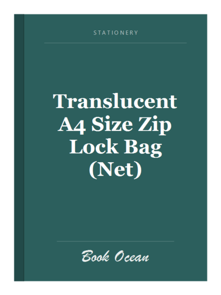 Translucent A4 Size Zip Lock Bag (Net)