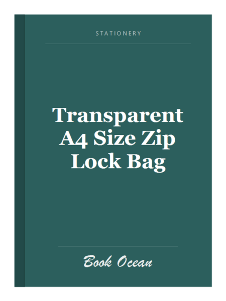 Transparent A4 Size Zip Lock Bag