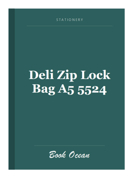 Deli Zip Lock Bag A5 5524