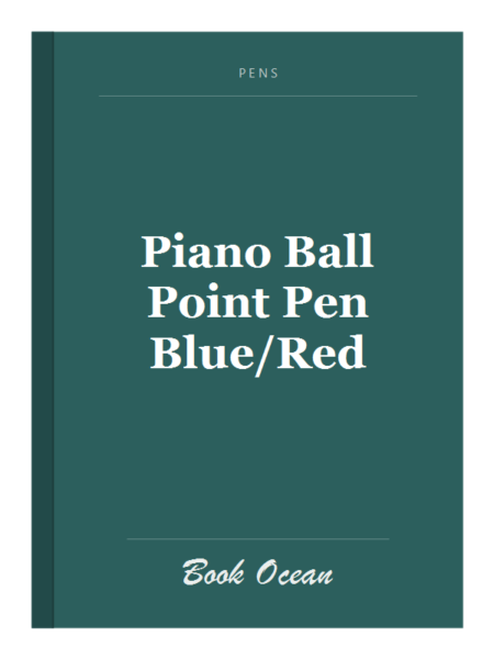 Piano Ball Point Pen Blue/Red