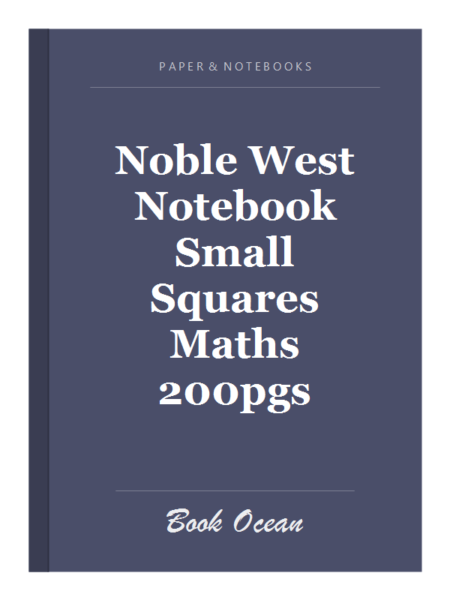 Noble West Notebook Small Squares Maths 200pgs