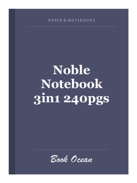 Noble Notebook 3in1 240pgs