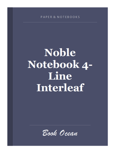 Noble Notebook 4-Line Interleaf
