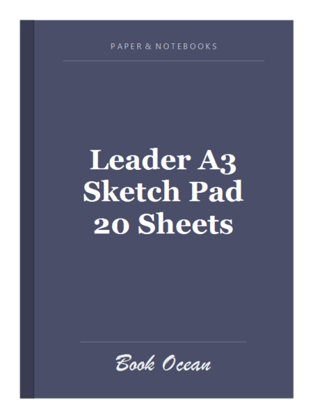 Leader A3 Sketch Pad 20 Sheets