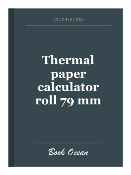Thermal paper calculator roll 79 mm