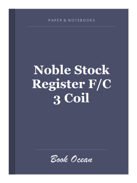 Noble Stock Register F/C 3 Coil
