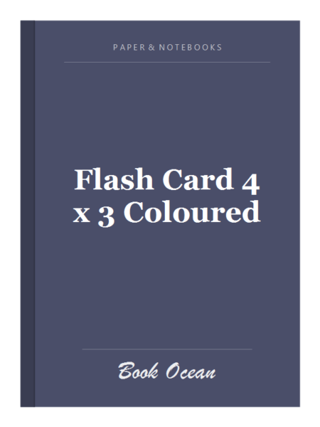 Flash Card 4 x 3 Coloured