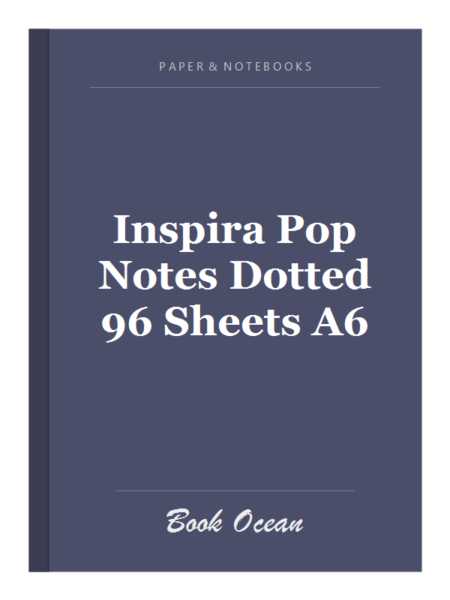 Inspira Pop Notes Dotted 96 Sheets A6