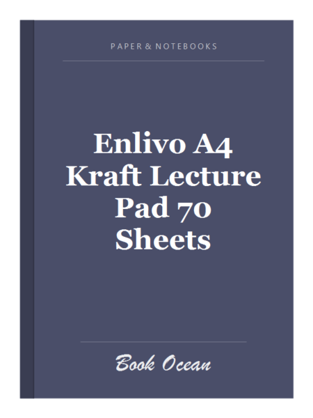 Enlivo A4 Kraft Lecture Pad 70 Sheets