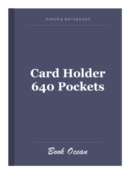 Card Holder 640 Pockets