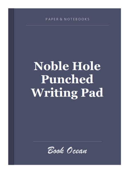 Noble Hole Punched Writing Pad