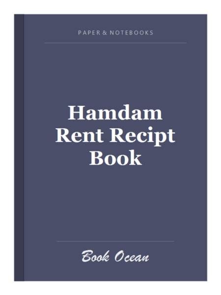 Hamdam Rent Recipt Book