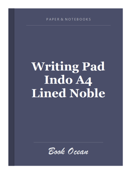 Writing Pad Indo A4 Lined Noble