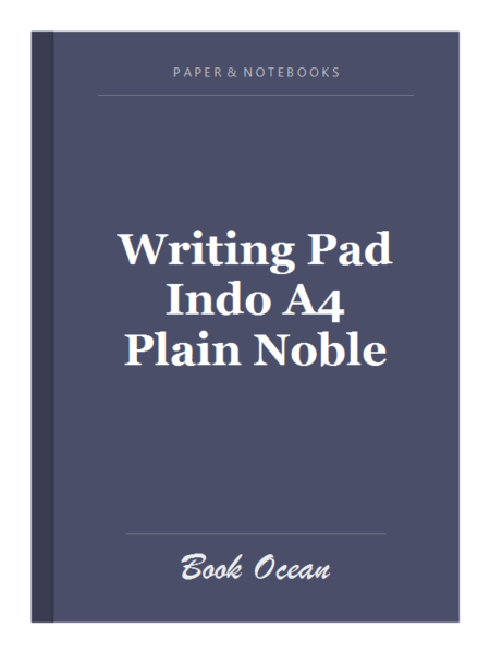 Writing Pad Indo A4 Plain Noble