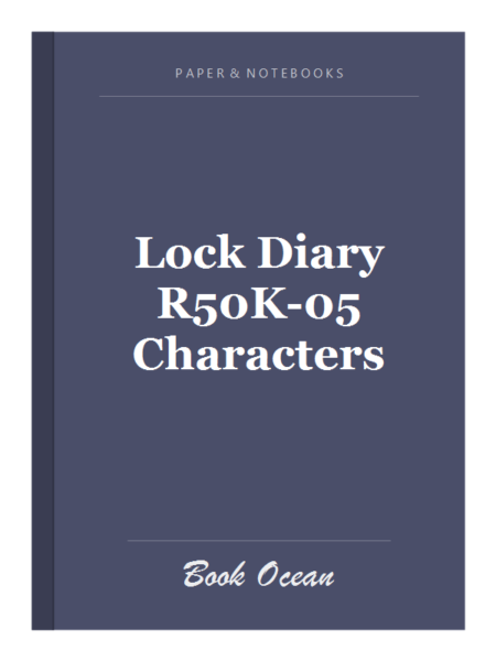 Lock Diary R50K-05 Characters