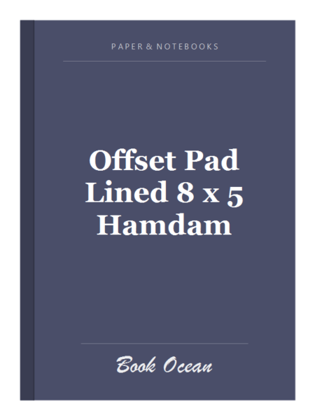Offset Pad Lined 8 x 5 Hamdam