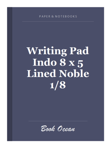 Writing Pad Indo 8 x 5 Lined Noble 1/8