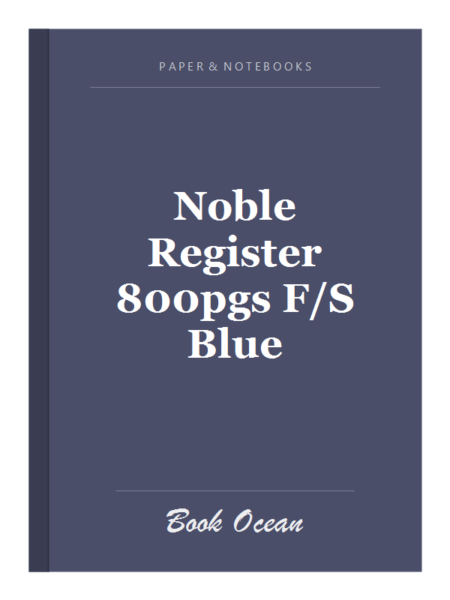 Noble Register 800pgs F/S Blue