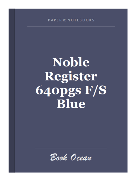Noble Register 640pgs F/S Blue