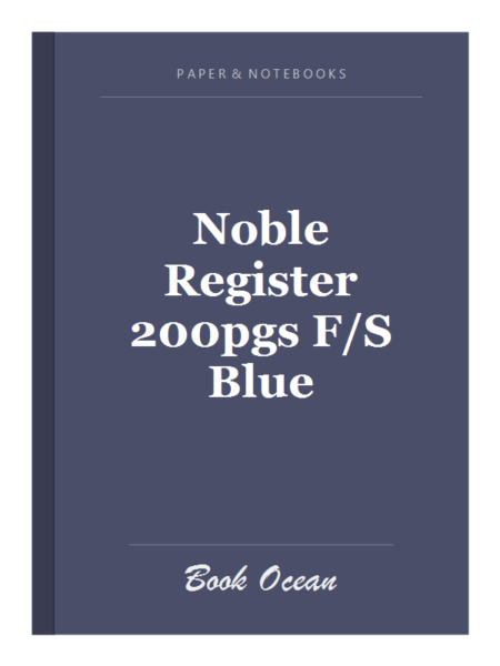Noble Register 200pgs F/S Blue