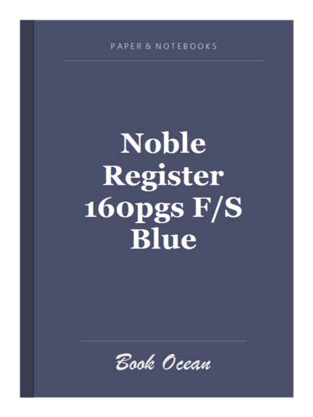 Noble Register 160pgs F/S Blue