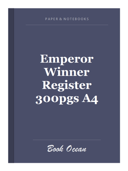 Emperor Winner Register 300pgs A4
