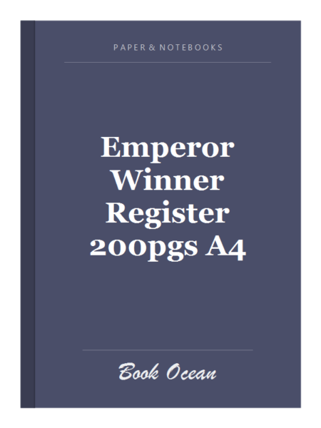 Emperor Winner Register 200pgs A4