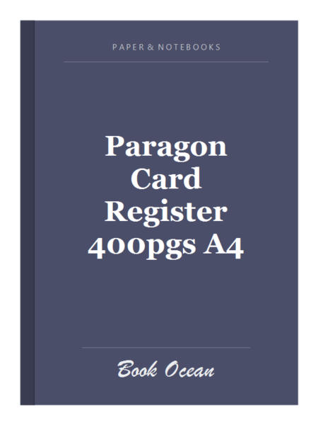 Paragon Card Register 400pgs A4