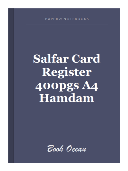 Salfar Card Register 400pgs A4 Hamdam