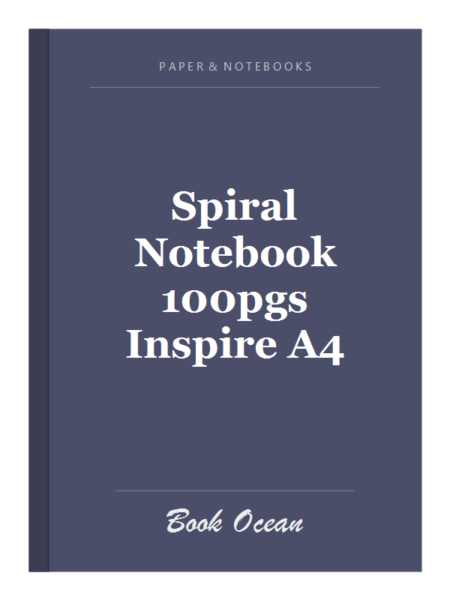 Spiral Notebook 100pgs Inspire A4