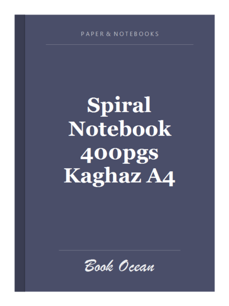 Spiral Notebook 400pgs Kaghaz A4