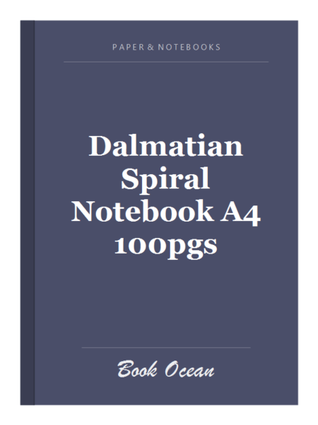 Dalmatian Spiral Notebook A4 100pgs