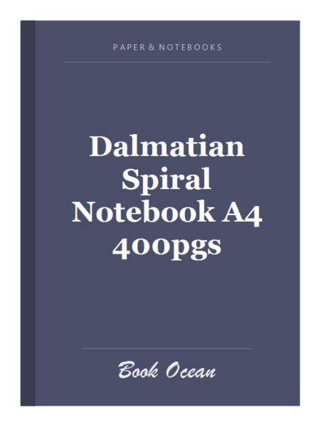 Dalmatian Spiral Notebook A4 400pgs