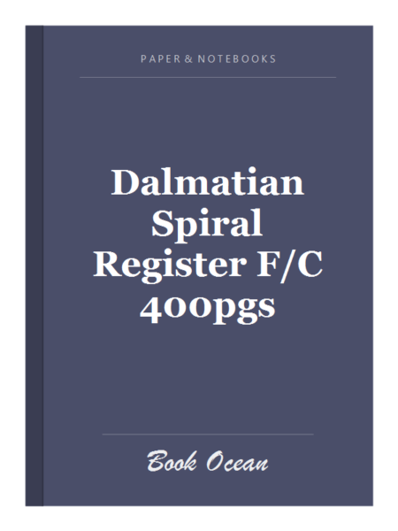 Dalmatian Spiral Register F/C 400pgs
