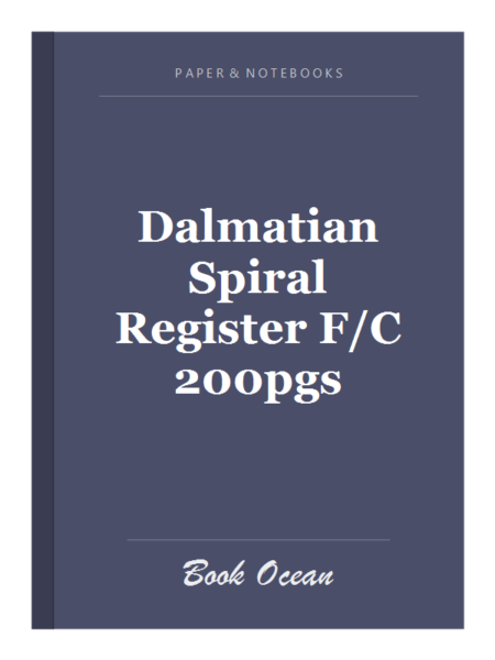 Dalmatian Spiral Register F/C 200pgs