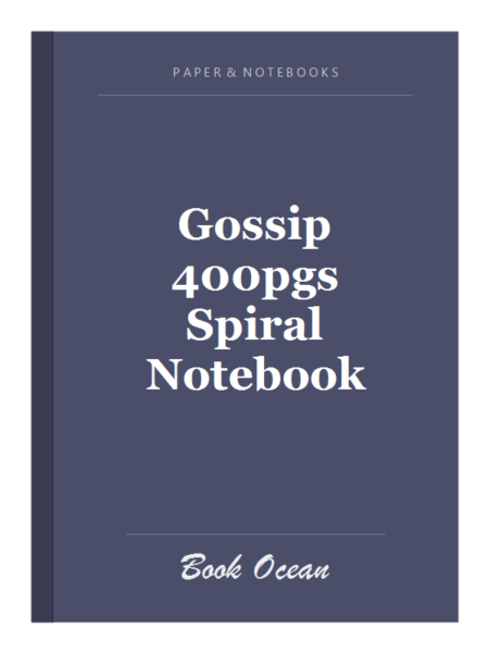Gossip 400pgs Spiral Notebook