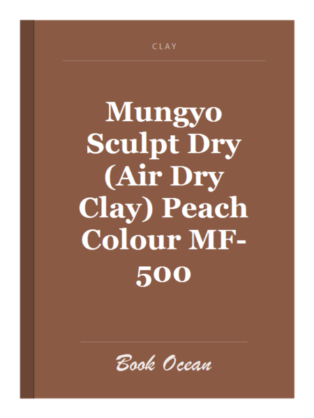 Mungyo Sculpt Dry (Air Dry Clay) Peach Colour MF-500