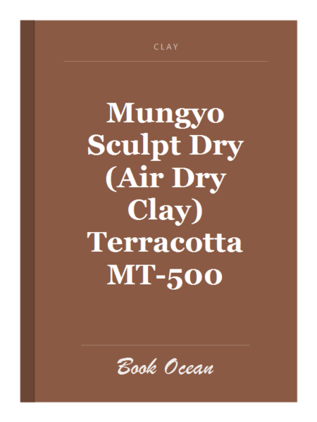 Mungyo Sculpt Dry (Air Dry Clay) Terracotta MT-500