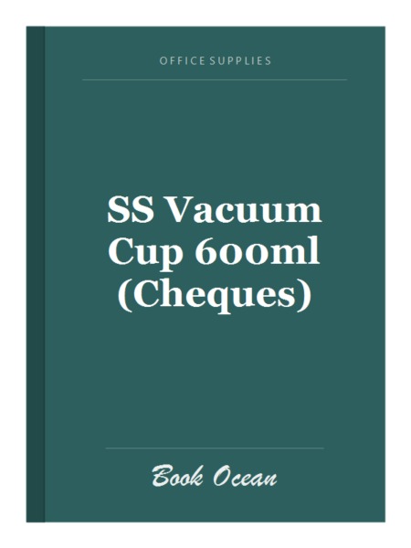 SS Vacuum Cup 600ml (Cheques)