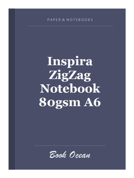 Inspira ZigZag Notebook 80gsm A6
