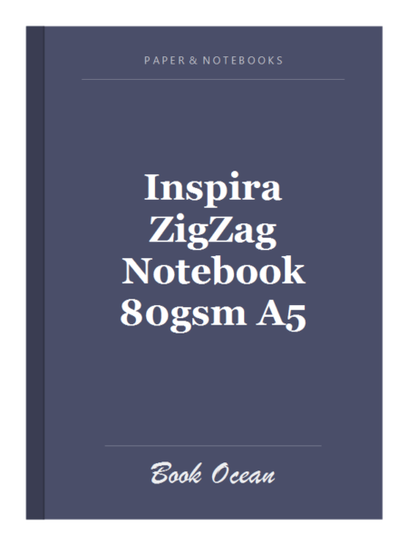 Inspira ZigZag Notebook 80gsm A5
